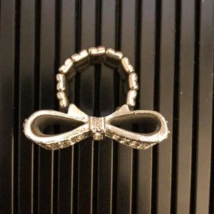 White House Black Market Jewelry - Stretchy Rhinestone Bow Ring White House Black Market Jewelry - Stretchy Rhinestone Bow Ring